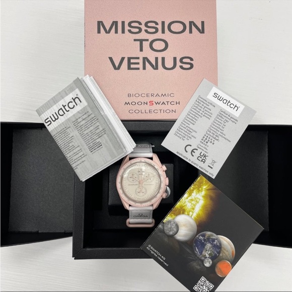 Swatch X Omega Bioceramic Moonswatch Mission to Venus - Picture 2 of 9